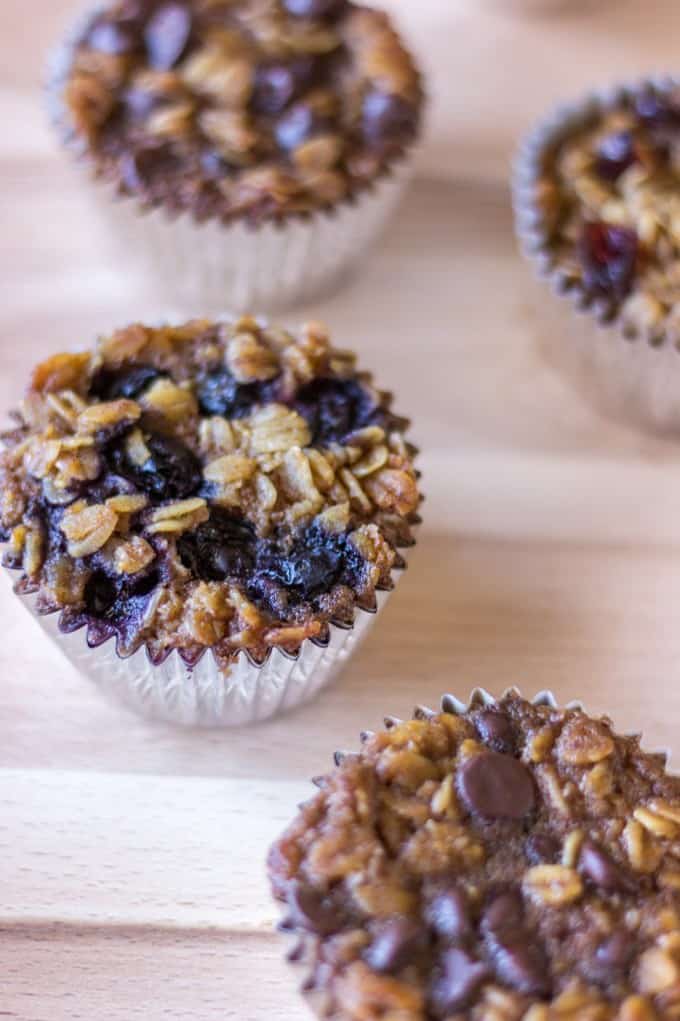 To-Go Baked Oatmeal with Your Favorite Toppings