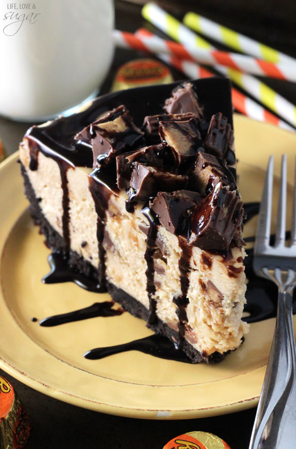 No Bake Reeses Peanut Butter Cheesecake