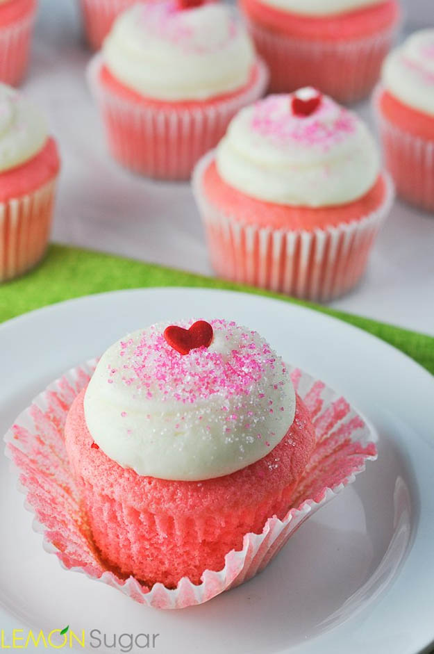 Pink Velvet Cupcakes | 10 Pretty In Pink Food Recipes | DIY Projects
