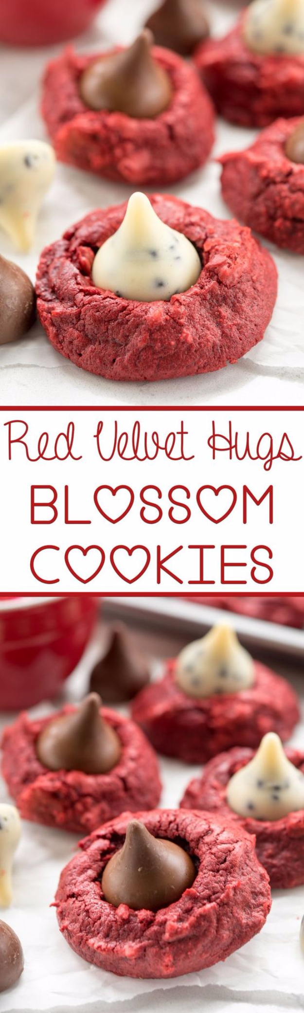 DIY Valentines Day Cookies - Red Velvet Hugs Cookies - Easy Cookie Recipes and Recipe Ideas for Valentines Day - Cute DIY Decorated Cookies for Kids, Homemade Box Cookies and Bouquet Ideas - Sugar Cookie Icing Tutorials With Step by Step Instructions - Quick, Cheap Valentine Gift Ideas for Him and Her http://diyjoy.com/diy-valentines-day-cookie-recipes