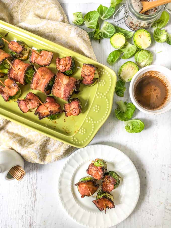 I made these balsamic bacon Brussels sprouts in just 10 minutes in the Airfryer. It