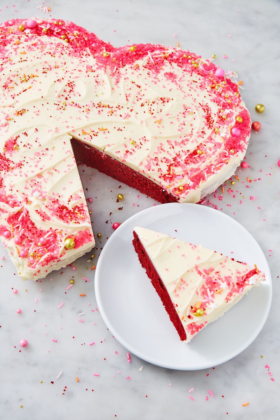 Valentine Cake - Heart-Shaped Cake