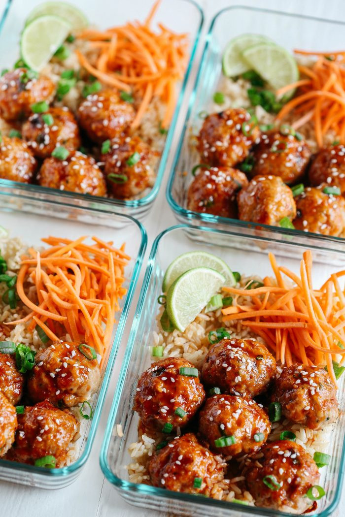 Honey Sriracha Glazed Meatballs