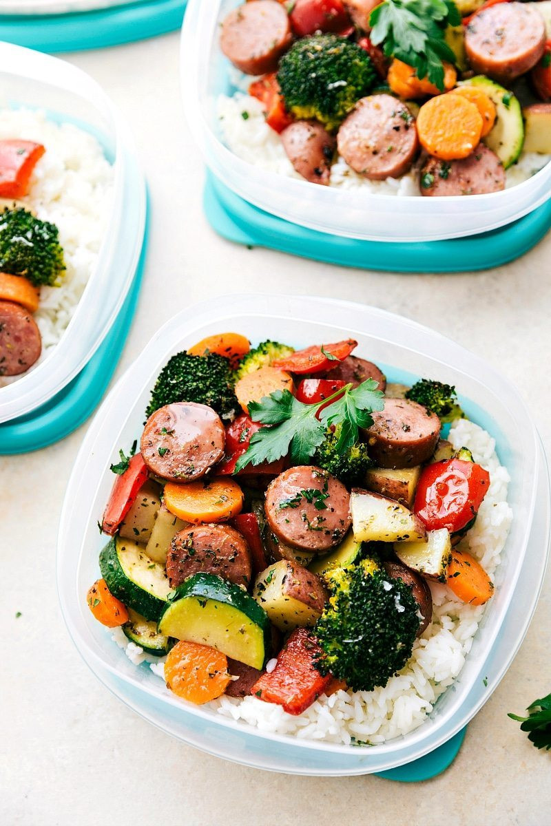 One Pan Italian Sausage and Veggies