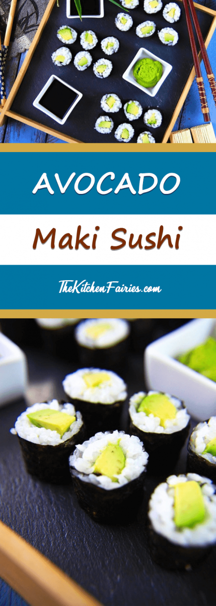 Avocado-Maki-Sushi