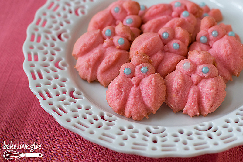 Baby Owl Spritz Cookies