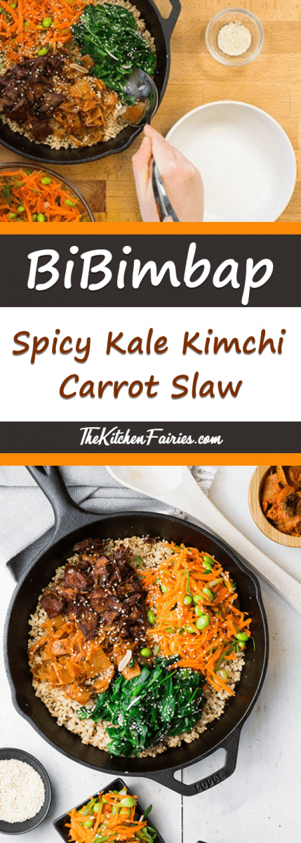 BiBimbap-with-Spicy-Kale-Kimchi-Carrot-Slaw