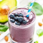 Blueberry Avocado Banana Smoothie 1