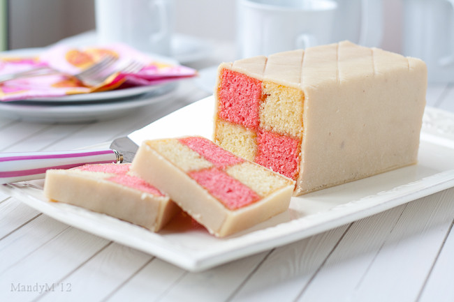 British Battenberg Cake 2