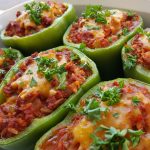 Brown Rice Stuffed Peppers