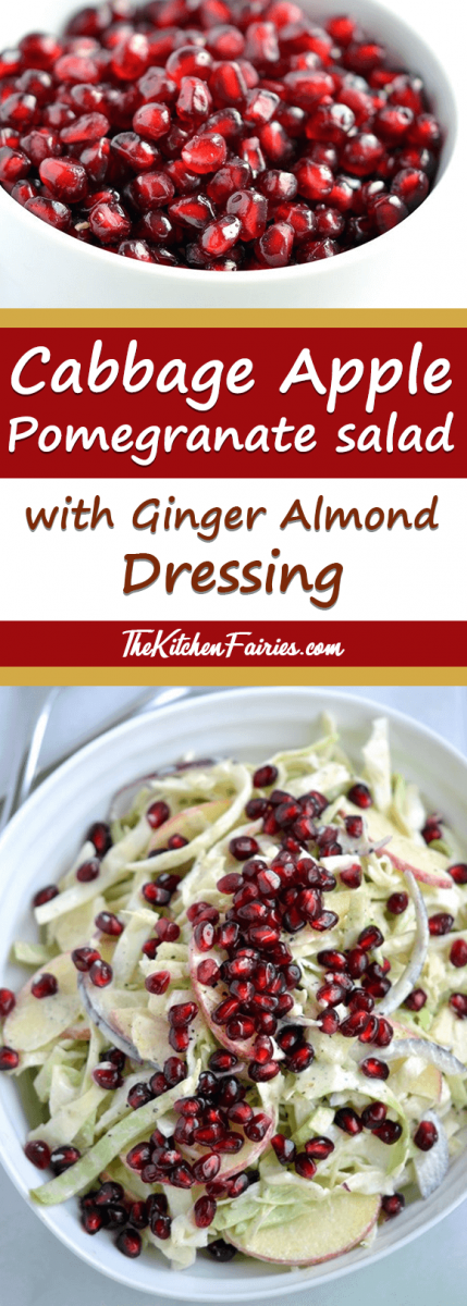 Cabbage-Apple-Pomegranate-Salad-with-Ginger-Almond-Dressing
