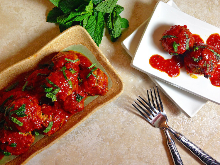 Chicken Meatballs with Marinara