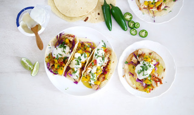 Chicken Taco with Mango Salsa Fresca 1