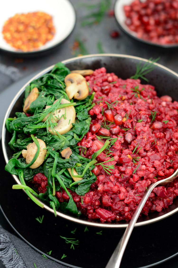 Creamy Beetroot and Buckwheat Risotto 1