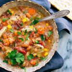 Crockpot Chicken Veggie Quinoa Soup 1
