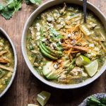 Crockpot Salsa Verde Chicken Pozole 1