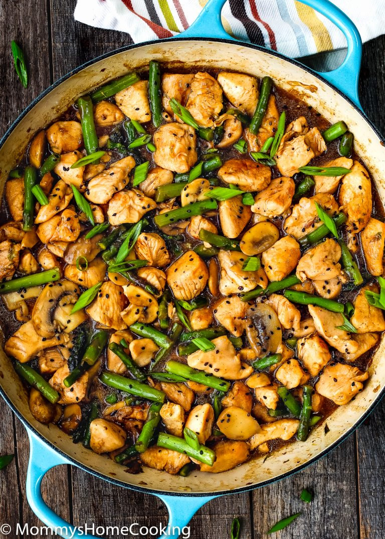 Easy Healthy Chicken and Asparagus Skillet