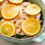 Fig & Orange Chicken Asparagus Bake