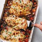 Garlic Butter Tomato Baked Chicken with Mozzarella 1