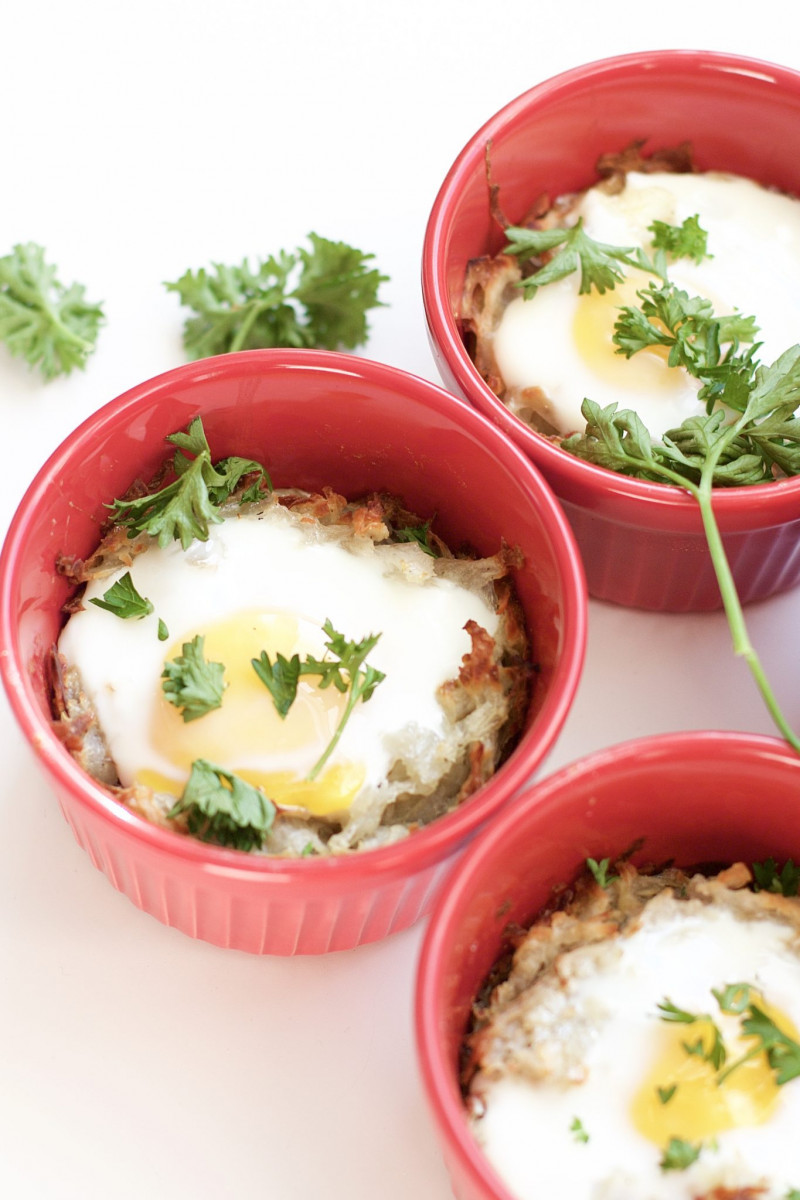 Gluten Free Oven Baked Hash Brown Egg Cups