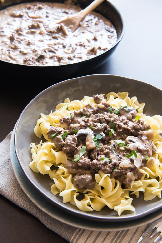 Ground Beef Stroganoff 1