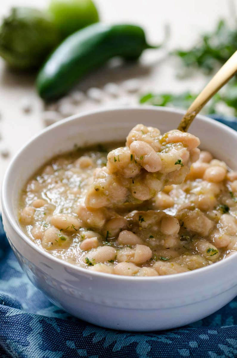 Instant Pot Poblano White Beans