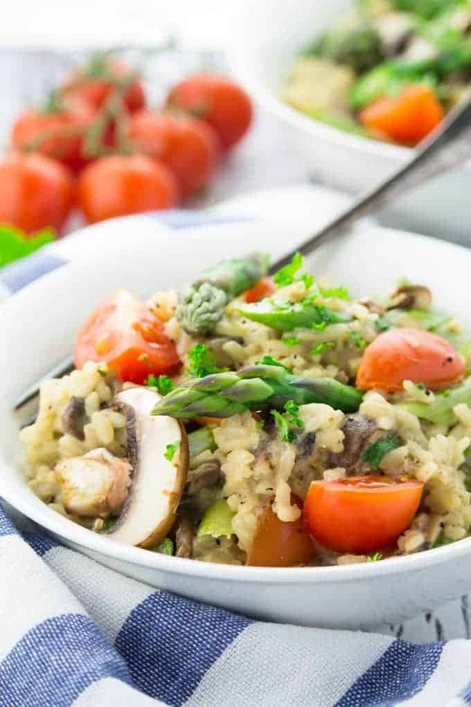 Instant Pot Risotto with Mushrooms