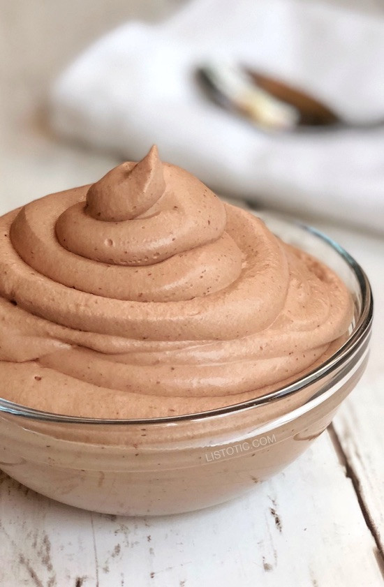 Low Carb Chocolate Frosty 1