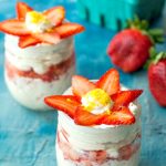 Low Carb Lemon Strawberry Cheesecake