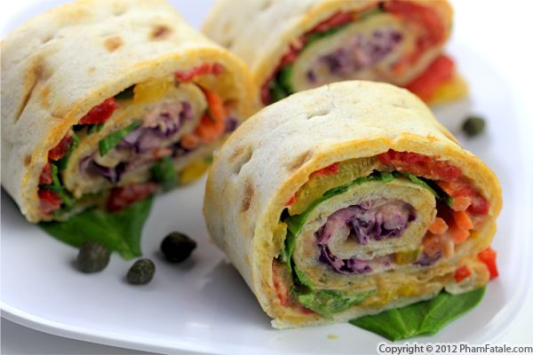 Mediterranean Pinwheel Sandwich