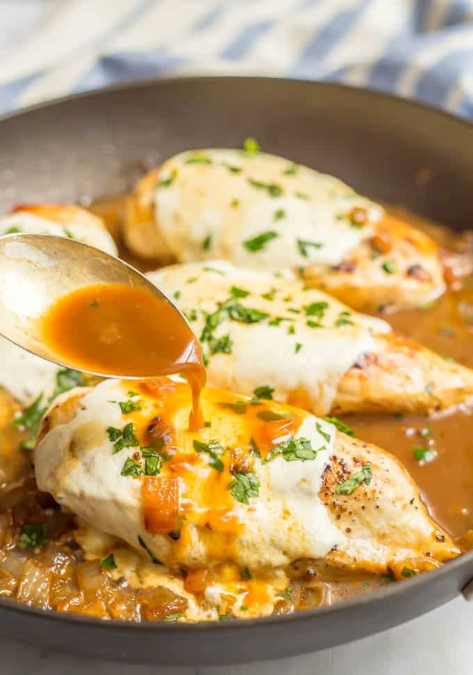 Mozzarella Baked Chicken