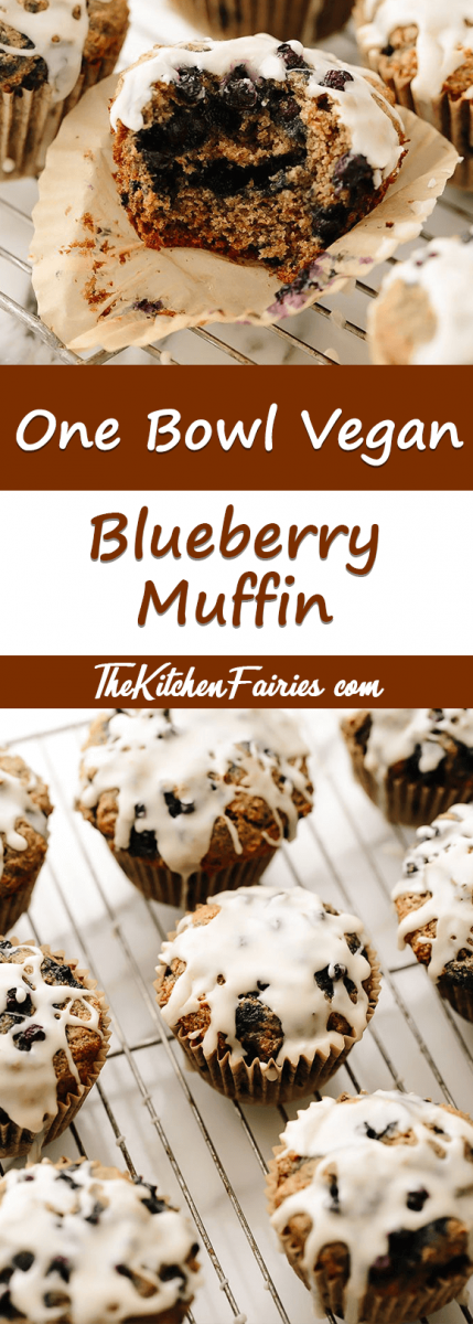 One-Bowl-Vegan-Blueberry-Muffins