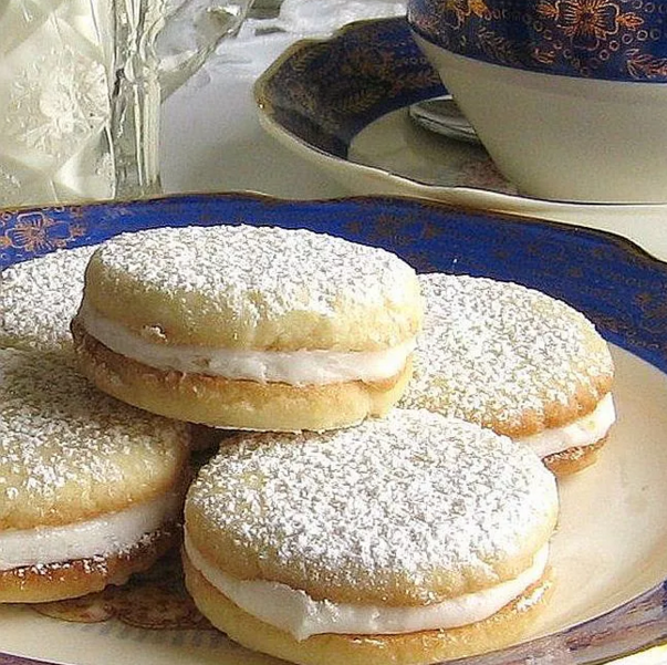 Polish Lemon Sandwich Tea Cookies