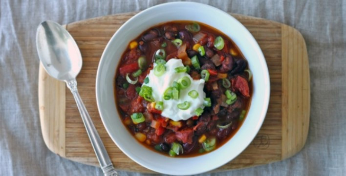 Quick And Easy Veggie Chili