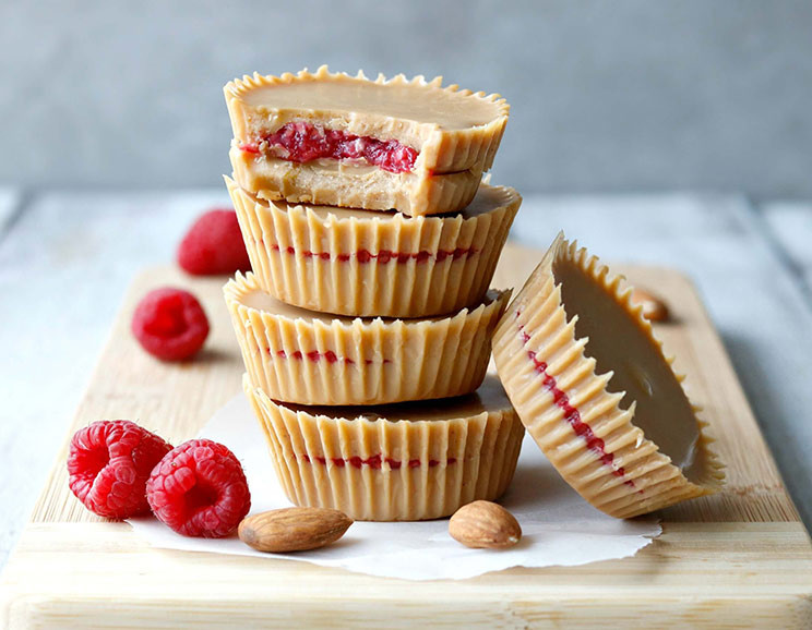 Raspberry Almond Cups