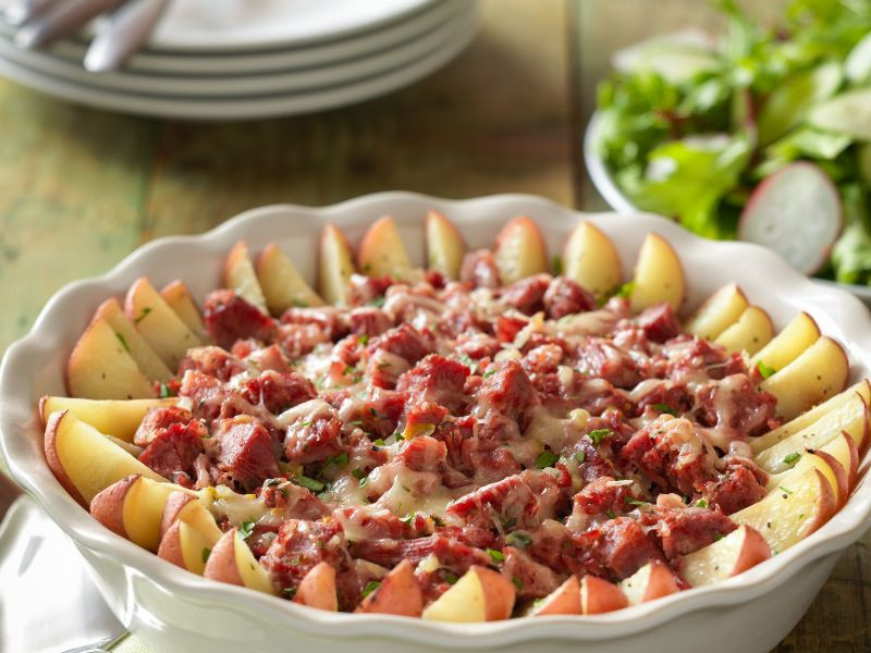 Rustic Corned Beef and Potato Bake 1