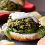 Spinach Artichoke Dip Veggie Burgers