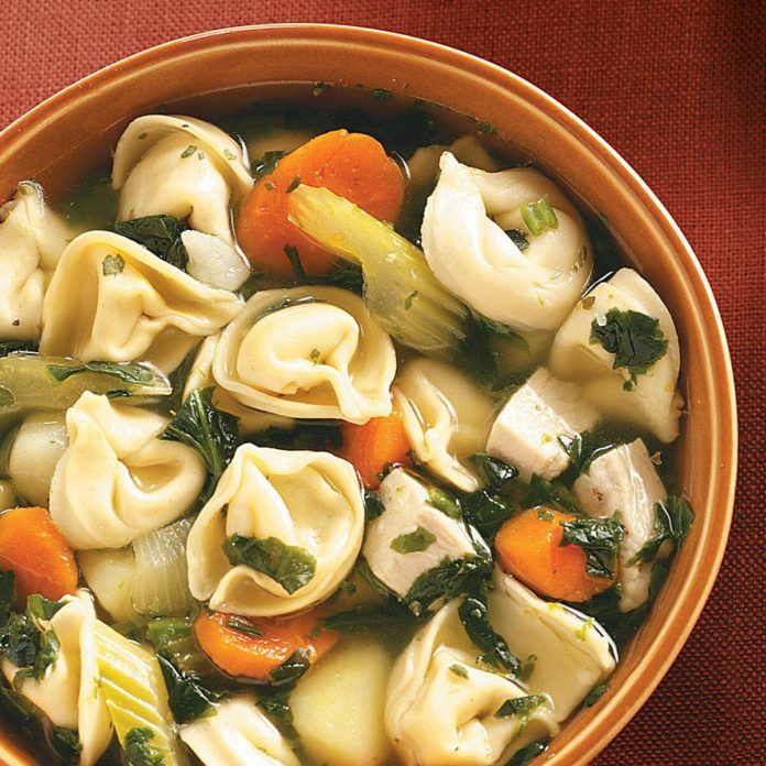 Spinach Tortellini Soup