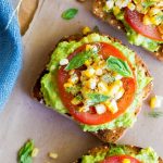 Summer Avocado Toast with Grilled Corn