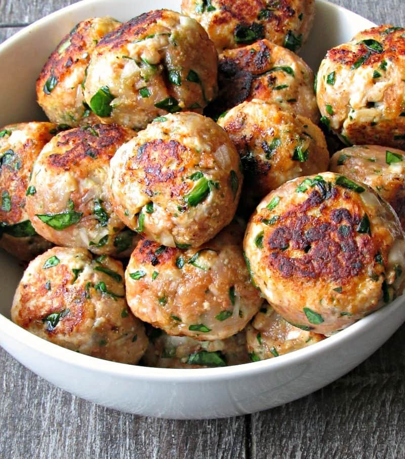 Turkey Meatballs and Marinara Step 2
