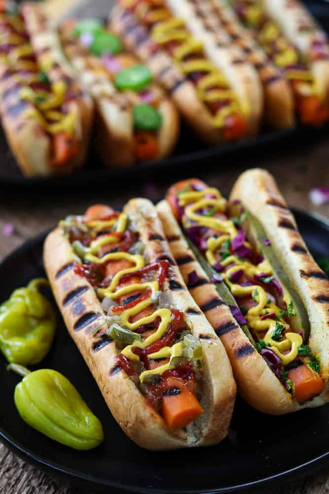 Vegan Carrot Hot Dogs 1