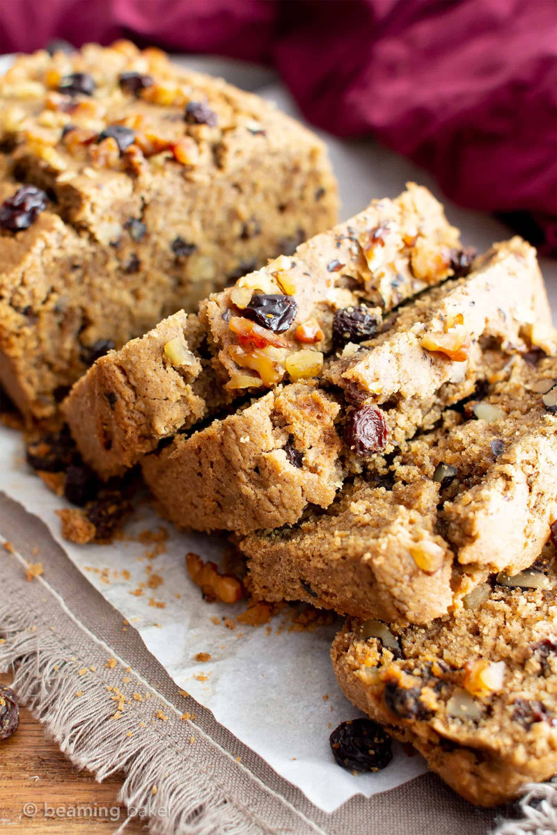 Vegan Cinnamon Raisin Quick Bread