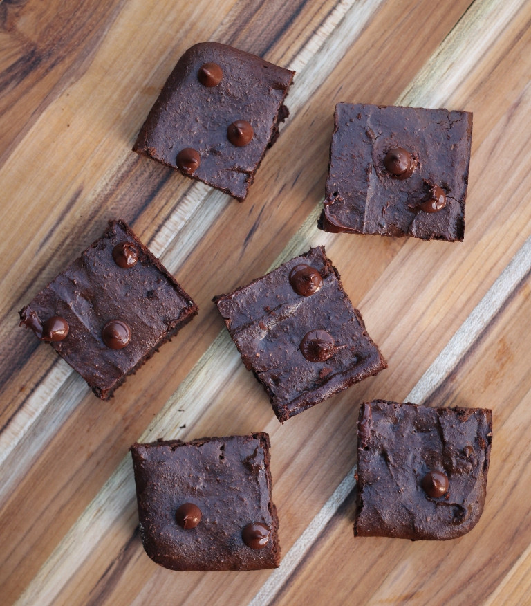 Vegan Double Chocolate Sunflower Brownies 1