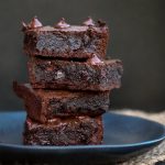 Vegan Double Chocolate Sunflower Brownies