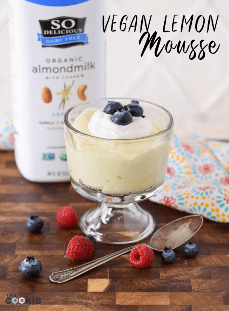 Vegan Lemon Mousse (Gluten Free)