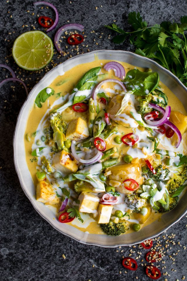 Vegan Red Thai Coconut Curry