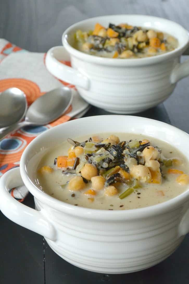 Vegan Wild Rice Soup