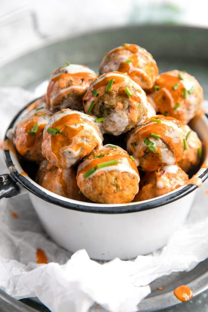 Buffalo Turkey Meatballs