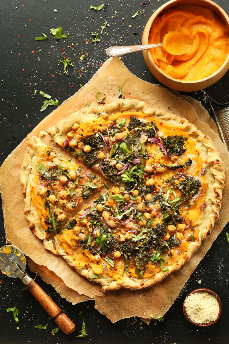 Butternut Squash Veggie Pizza 1