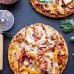 Chicken Fajitas Pizza with Fire-Roasted Tomato Sauce